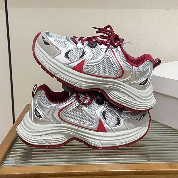 Dad Shoes Female Student Sports Running Shoes Casual Shoes Platform Height Increase_vogvips.com