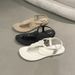 New Cross-border Women's Summer Flip-flops For Outdoor Wear, Non-slip Leaf-patterned Flat Beach Sandals_vogvips.com
