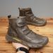 Suitable For All Seasons High-top Men's Autumn 2025 Trendy Shoes Martin Work Personality Leather Student Boots_vogvips.com