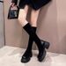 Sen Shi Suede Over-the-Knee 2025 New Thick-Soled High Slim For Women Autumn Winter Long Boots_vogvips.com