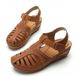2022 New Cross-Border Large Size Closed-Toe Hollow One-Strap Wedge Roman Style Women's Sandals_vogvips.com