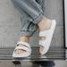 Men's Fashionable Open-Toe Slippers, Adjustable Size Eva Beach Shoes, 4cm Thick-Soled Sandals, Lightweight, Comfortable,_vogvips.com
