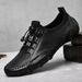 Plus-Size Men's Shoes Octopus White Loafers Men's British Breathable Casual Shoes Soft-Soled Driving Slip-Ons_vogvips.com
