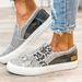 Women's 2024 New Flat Bottom Canvas Lazy Color Block Large Casual Single Lefu Shoes_vogvips.com
