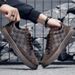 SHLIANG Men's Casual Breathable Sneakers Men Walking Flats Spring Summer Lightweight Slip-on Loafers Shoes SB149_vogvips.com
