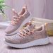 2024 Spring And Autumn New Flat Fly Knit Mesh Sports Women, Casual Soft So Lightweight Running Shoes For Women_vogvips.com