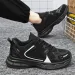 Men's Running Breathable Mesh Trendy Versatile Sneakers Athleisure Casual Style Clunky Shoes White Free Shipping_vogvips.com