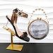 Women S Shoe And Bag Set Open Toe High Heeled Sandals With Spherical Acrylic Clutch Casual Everyday Wear_vogvips.com