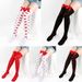 Red Lips Love Valentine's Day stockings will be over the knee stockings cute bow stockings_vogvips.com