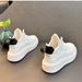 ShoeVault 2024 Spring And Autumn New Breathable White Soft Leather Korean Style Campus Bread Fashion Casual Sports Running Shoes_vogvips.com