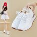 Daddy Shoes Female Student Sports And Leisure Mesh Breathable Thick-soled Heightening Shoes_vogvips.com