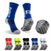 Practical Soccer Socks, Terry Cloth Sole Sports Running Socks, Mid Calf Wear Resistant, Non Slip, Dotted Adhesive Outdoor Sports Cycling Socks_vogvips.com