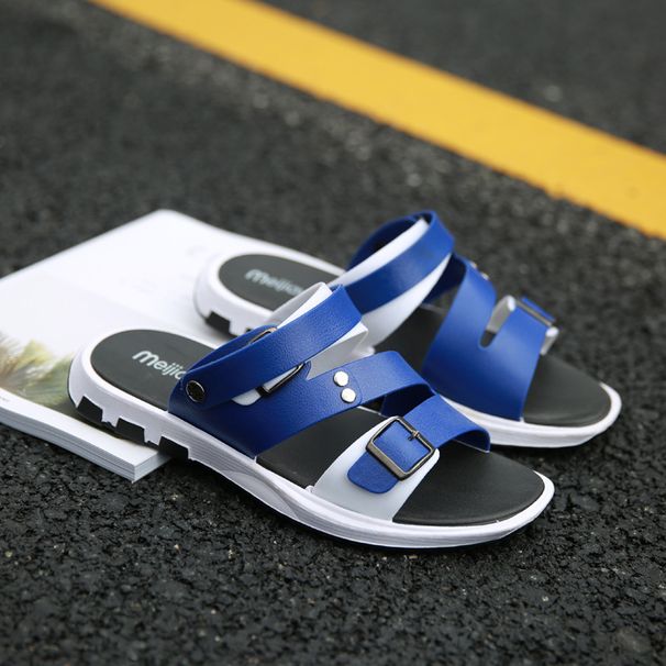 Men's Sandals With Anti Slip A Sense Of Stepping On Poop, Suitable All Seasons. Can Be Worn Both Driving Non Slip. They_vogvips.com