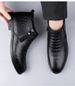 Men's Shoes Casual Leather Shoes Men's Soft-soled Lazy Shoes Warm Fleece Short Boots Medium Help Tooling Shoes Martin Boots_vogvips.com