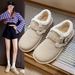 thick-soled Velvet Women's Cotton Shoes Thickened Warm-soled Casual Shoes Cotton Shoes_vogvips.com