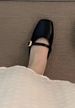 Summer New Korean Style Hollow Out Closed-Toe Half Women, Internet Celebrity Versatile Fashion Gold Buckle Casual Flat_vogvips.com