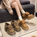 Camel-Colored Chunky-Sole Women's Martin Boots_vogvips.com