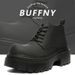 Men's Martin Boots Retro Thick-soled Heightening Niche Design Premium Round-headed Men's Boots_vogvips.com
