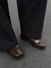 ShoeVault Square Toe Derby Men's Summer Boxing Retro Thick Sole Trendy Brand Wedding Groom Shoes_vogvips.com