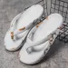 2026 New Plus Size Flip Flops Thick Soled Outdoor Beach Shoes Lightweight And Breathable Couple Clip On Sandals_vogvips.com