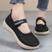 Women's Shoes Velcro Casual Shoes Soft-soled Feet Middle-aged And Elderly Mother Shoes Mesh Surface Breathable And Not Stuffy Feet Single Shoes_vogvips.com