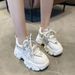 2024 Spring Summer New Foreign Dad Shoes For Women, Internet Celebrity Cat Ear Platform Sports Fashion White Shoes,_vogvips.com