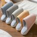 Autumn And Winter Warm Cotton Slippers Large Size For Men And Women Non-slip Suitable Indoor And Outdoor Couple Home Shoes Warm Cotton Slippers_vogvips.com