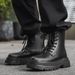 Men's Thick-soled Heightening Locomotive Tooling Martin Boots Darth Vader Boots_vogvips.com
