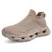 2025 New Plus Size Flyknit Couple Sports Shoe Covers, Socks, Women's Thick Soled One Foot Casual Shoes, Men's Shoes_vogvips.com