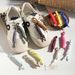 Handmade Colorful Knot Shoe Charms - Boho Chic DIY Lace Accessories For Sneakers, Loafers & Kids Shoes (Multiple Colors)_vogvips.com