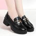 Loafers Women's Small Leather Shoes Waterproof Table British Style Low-top Japanese Flat-soled Patent Leather Single Shoes_vogvips.com