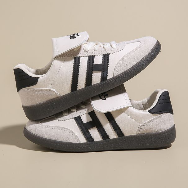 Dexun White Shoes Women's Tide Student Sports Board Shoes Casual Shoes Street Photography Women_vogvips.com