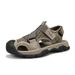 Men's Closed-Toe Sandals Summer Casual Beach Shoes, Comfortable And Non-Slip For Men, Middle-Aged And Elderly Shoes, Lar_vogvips.com