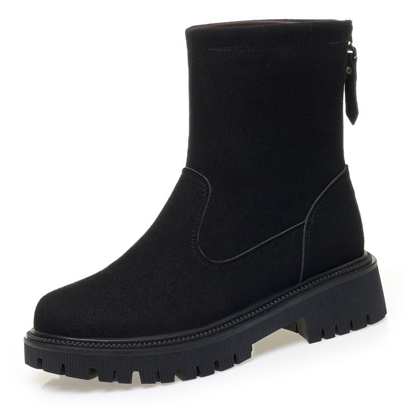 New Women's Shoes With Soft Sole And Suede Leather Shoes, Cotton Shoes, Women's Boots, Snow Boots_vogvips.com