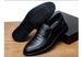 Men's Retro Round Toe Slip-On Dress Shoes Comfortable Office Footwear_vogvips.com