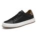 Men's Little White Shoes Breathable Leather Board Shoes Casual Shoes Comfortable Low-top Shoes_vogvips.com