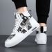 Autumn And Winter New Korean Version Trend Versatile Casual Board German Training Men's Sports High Fashion Shoes_vogvips.com