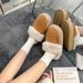 Women's Cotton Autumn 2025 New Simple Fashion Indoor Home Non-Slip Furry Slippers Men Winter_vogvips.com