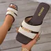 Designer New Arrival Womens Slippers 2026 Spring Summer Hit Fashion High End Metal Buckle Flat Sandals Lightweight And_vogvips.com