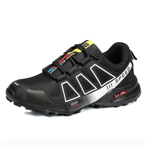 2025 New Men Hiking Shoes Outdoor Trail Running Shoes Mesh Breathable Hiking Training Shoes Large Size 39-47 Casual Sports Shoes_vogvips.com