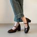 Leather Version~Silent Soft-soled Chunky Heel Versatile Commuting Women's Soft Leather Retro Mary Jane Shoes With_vogvips.com