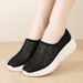 Platform Sneakers Ladies Breathable Mesh Woman Walk Spring Flats Footwear Walking Shoes For Women Zapatos De Mujer_vogvips.com