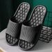 Soft Home Slippers Couple Summer Indoor Skid Proof Bathroom Slippers Sandals Hotel Solid Color Men Women Flip Flops Flat Shoes_vogvips.com