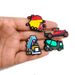 Cartoon Cute Engineering Car Series Shoes Flower Shoe Buckle Soft Rubber Shoes Accessories Toy Gift For Children_vogvips.com