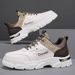 Men's Shoes Casual Sneakers With Cushioned Comfort - Lightweight Low-Top Walking Shoes - Breathable Mesh Lining & Durable Rubber Sole_vogvips.com