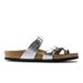 White Clip-toe Cork Cool Slippers Birkenstocks 2025 New Lazy Wear Leather Casual Birkenstocks Slippers_vogvips.com
