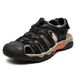 Men's shoes Leather handmade beach sandals Oversized leather sandals comfortable breathable outdoor casual sandals_vogvips.com