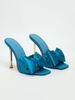Outsider Wearing Slippers, Women's Slim Bow Ties, High Heels, Sandals For Comfortable And Casual Outings, French Style,_vogvips.com