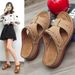 Large Size Women In Summer 2025, New Casual Sandals For Women, Worn Outdoors With Thick Soles And Sloping Heels_vogvips.com