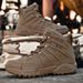 Men's Tactical Combat Boots For Outdoor Hiking, Camping & Military Training - Durable Leather & Oxford Fabric Mountain Camping Hiking Shoes Outdoor_vogvips.com